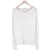 SCOTCH & SODA Ams Couture Uomo Felpa ~M Beige Manica Lunga Con Tasche
