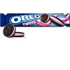 Oreo Double Stuff Vaniglia & Lampone, 157 g, Marrone