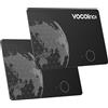 VOCOlinc Air Card Tag 2 Pezzi, Ricaricabile Wallet Tracker Card Thin Compatibile con Android Google Funzioni Trova o iOS Apple Dov'è App, Bluetooth Localizzatore per Portafoglio/Bagaglio/Zaino Borsa
