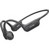 Luzglo Cuffie a Conduzione Ossea, 10 Ore di Autonomia, IP68 Cuffie Sport Running Inalámbrico Bluetooth 5.4 con Auricolari Aperti e Doppia Modalità MP3 da 32GB per Ciclismo, Nuoto Sott'acqua, Fitness