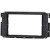 tomzz Audio 2451-037 Cornice radio doppio DIN compatibile con Smart Fortwo 451 ForFour 454 nero