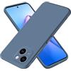 EASSGU Custodia per Smartphone, Compatible with iPhone 15 (6.1 Inches), Cover Morbida in Silicone TPU - Grigio lavanda