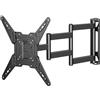 XINLEI Supporto TV a Parete con Braccio Estensibile 748 mm, Supporto Muro Regolabile per TV Piane e Curve 23-65 Pollici, Carico Massimo 45 kg, Standard VESA 400 x 400 mm, MAP3M