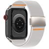 MaEiol Cinturino Nylon per Apple Watch 41mm /40mm /38mm /42mm(Series 11/10), Cinturino Elastico Magnetico Regolabile Sportivo Ricambio Donna Uomo per iWatch SE/Series 11 10 9 8 7 6 5 4 3 2 1,Starlight