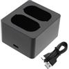 FYIOGXG Carica della batteria per Leica Q2, Q3, SL2, SL2S PN: Leica 19 531, BP-SCL6, LC-SCL6
