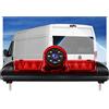 Rimoody Terza Luce di Stop Telecamera Posteriore per FIAT Ducato late 3 gen 2006-2017/Peugeot Boxer 2006-2017/Citroen Jumper 2006-2017, Visione Notturna IR/Impermeabile IP67/Angolo Regolabile AHD&CVBS