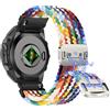 Niboow QuickFit 22mm Intrecciato Cinturino per Garmin Fenix 8/Fenix E 47mm/Fenix 7 Pro/Fenix 7/Fenix 6/Fenix 6 Pro, Traspirante Nylon Cinturini per Garmin Descent G2/Tactix 8 47mm - Multicolore