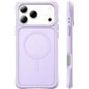 ORNARTO Cover per iPhone 17 Pro Magnetica,Traslucida,Lilla Pastello | Protezione Militare,Compatibile con MagSafe,Custodia Opaca Bumper Case Duro,Angoli Guard Ammortizzanti,Protettiva Sottile