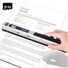 Youool Scanner manuale per documenti, formato A4 900 DPI ad alta risoluzione, scanner portatile, formato JPG/PDF USB 2.0, scanner portatile per documenti, ricevute, foto (argento)