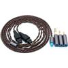 Yaowanguan Bilanciato Cavo con Adattatore da 4.4mm,2.5mm,3.5mm per Sennheiser HD580 HD650 HD660 HD600S Cuffie,HD414 HD25 3 in 1 Ricambio Aggiornamento Filo(Rame)