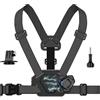 SUREWO Upgraded Magnetic Chest Mount Harness Strap Body Mount Chesty Compatible with Go Pro Hero 13/12/11/10/9/8/7/6/5 Black,DJI Osmo Action 5 Pro/4/3/2,AKASO and More (T14 Upgraded)