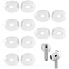 Thapncow Set di 6 Paia di Tappi Auricolari in Silicone Ultra Sottili per AirPods 4, Auricolari di Ricambio per Airpods 4, di cuscinetti auricolari in silicone morbido antigraffio e antiscivolo