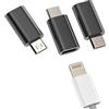 Kefiany Adattatore Lightning Femmina a Micro USB Maschio (3 Pack) compatibile per Samsung Galaxy Cavo Cellulare Ricarica Convertitore Da Lightning Jack a Micro USB Adapter YCJ-it