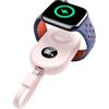 JOYROOM 2500 mAh Power Bank per Apple Watch, caricatore USB C compatibile con Apple Watch 10/9/8/7/6/SE/5/4/3/2/1/Nike/Ultra/Ultra 2 (Rosa)