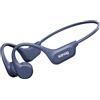 SANAG Cuffie Conduzione Ossea, Bluetooth 5.3 Cuffie Sportive Wireless, Impermeabili IPX8 con Memoria Integrata, Design Open-Ear, Tasti Fisici Tattili, per Corsa, Fitness e Nuoto, Nero