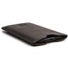 Dockem Busta Executive per iPhone 17-11, 17-12 Pro, 17e, 16e, XR (6.1/6.3 inch) - Pelle Vegana Premium Leggermente Imbottita con Fodera in Microfibra - Custodia Sottile [Marrone Scuro]
