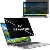 Hinnwer Filtro Schermo Privacy 14 Pollici per 16:9 Laptop, Anti Luce Blu, Anti-Spia, Filtro Privacy Monitor 14 Pollici per HP/dell/Acer/Lenovo/Thinkpad/Samsung/ASUS/Sony