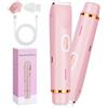 Henakmsl Rasoio intimo per donne, rasoio da donna con doppia testa, rasoio elettrico 2 in 1, impermeabile, per viso, sopracciglia, barba, braccio, gamba e bikini