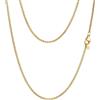 PROSTEEL Catena a Maglia Veneziana, Collana Uomo, Collana Donna, in Acciaio Inox Chirurgico, 2mm Larghezza, 46-76cm Lunghezza, Confezione Regalo Inclusa