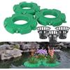 XQZMD Fioriera galleggiante per laghetto, piattaforma galleggiante da giardino, barriera per pesci e piante acquatiche, isola galleggiante, vaso da fiori per stagni e giochi d'acqua (rotondo B, 3