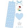 Dolplp! 50pz Segnaposto Prima Comunione Bomboniera Bimbo Ringraziamento Allestimento Decorazioni Bimbo Ringraziamento Addobbi Bigliettini (Blu Bimbo)
