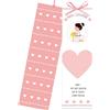 Dolplp! 50pz Segnaposto Prima Comunione Bomboniera Bimba Ringraziamento Allestimento Decorazioni Addobbi Bigliettini-Rosa Bambina