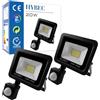 CLAR - Faretto Led Da Esterno Con Sensore Di Movimento, Faretto Con Sensore Di Movimento, Luce Fredda 6000ºK 20W (Pack 2)