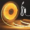 HOTUT Striscia LED COB 4 Metri, Alta Luminosità 360 LED/M, Dimmerabile, Bianco Caldo, CRI>90, Luce per Bar, Feste, TV Decorazione Camera Letto