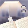 Gritin 2026 2a Gen Luce per Lettura Libri a Letto - 32 LED Full Spectrum, 5 Colori & 5 Luminosità, Fascio Regolabile Largo/Stretto, Batteria 1500mAh Lunga Durata, Ricaricabile-Bianco