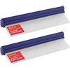 GADLANE Lavavetri Flessible in Silicone Spingiacqua per lavavetri auto asciuga auto tiracqua per doccia 30cm - Set di 2