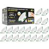 CLAR - Downlight LED da Incasso Soffitto, Faretti LED per Interni Dimmerabili 4W, Selettore 3 Tonalità, Bianco (Pack 20)