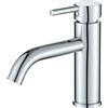 VALAZ Rubinetto Bagno Lavabo Cromo | Miscelatore Lavabo Bagno Acqua Fredda e Calda, Risparmio Acqua | Installazione Facile e Veloce | Ottone, Inossidabile, Elegante, Serie Jabalón