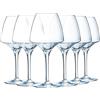 Chef & Sommelier Chef et Sommelier - Collezione Open Up - 6 bicchieri da vino 32 cl in Cristallino, trasparente - 6 unità (confezione da 1) - Protasting ideale degustazione - Moderni ed eleganti - Made in France