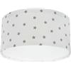 Dalber Plafoniera per bambini Star Light, Stelle, bianche, plafoniere per bambini, 82216MB, E27-2 x 15W