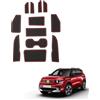 Ruiya Compatibile con Citroen C3 Aircross (Freno Elettronico) 2025 2026 2027 Tappetini Antiscivolo,Auto Tappetini in Gomma Tappetino Bracciolo Antiscivolo Juke Interno Tappetini Accessori C3 Aircross