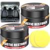 Dmrbiy 200 g, crema per interni auto, ad alta efficienza, crema di riparazione per auto, per griglie di ventilazione, cruscotto e sedili, con 2 posteriori in spugna