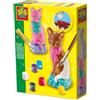 SES Creative Moulage et peinture - Chat - Loisirs créatifs - SES CREATIVE - Pour réaliser des chats avec 6 couleurs de peinture.