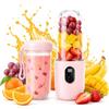 Afenau Frullatore 16 Lame Mini Frullatore Portatile con Display Digitale, USB Ricaricabile Smoothie Maker