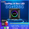 Carlinkit 2024 CarlinKit Android 13 Miglior SDM660 CarPlay Ai Box LED 8-core Wireless Android Auto e CarPlay Adattatore USB per auto 4G + 64G 8G + 128G FOTA Aggiornamento per auto CarPlay cablate