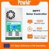 PowMr Regolatore di carica solare PowMr MPPT 60A 80A 100A, regolatore per pannelli solari 12V 24V 36V 48V Auto Max PV 160VDC per batterie al piombo e al litio