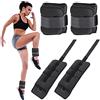 BAKAJI Set 2 Pesi per Caviglie e Polsi da 2 Kg Allenamento Palestra Aerobica Fitness Potenziamento Muscolare in Tessuto Neoprene con Fibbia Regolabile e Chiusura Strappo Peso Totale 4 Kg