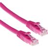 ACT Rosa 15 metri di cavo patch U/UTP CAT6 snagless con connettori RJ45
