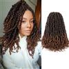 YDDM Short Passion Twist Hair Pretwisted Capelli Pretwisted Hair Trecce all'uncinetto Capelli all'uncinetto Passion Twist Estensione dei capell