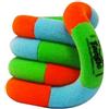 Tangle Serie Jr. Fuzzies | Arancione Verde Blu | Fidget to Focus | Giocattolo Fidget per bambini | 3+ | Giocattolo sensoriale torcente | Ideale per abilità motorie | in scatola ufficiale