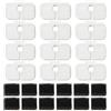 FFYan 12 Pezzi Filtro Fontanella per Gatti, compatibili con Dockstream Fontana di Acqua Gatto per PLWF005,PLWF115, PLWF105, Filtro con Filtrazione Verticale,con spugne prefiltro
