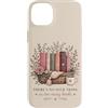 Bookish Reader | Vintage Aesthetic Book Custodia per iPhone 14 Plus Amante dei libri Lettura Bibliofilo Libri floreali Accogliente