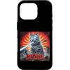 Tabby Kitten Lover PS Custodia per iPhone 16 Pro Divertente retrò giapponese Catzilla Tabby Cat Lover