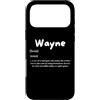 Wayne Defined Personalized Wayne Costume Custodia per iPhone 17 Pro Max Wayne Definizione Personalizzato Nome Personalizzato Costume Per Waynes