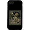 Celestial Tarot Aesthetic Australian Des Custodia per iPhone SE (2020) / 7/8 Astronomia della carta dei tarocchi del Wombat celeste