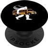 Bigfoot Carrying School Bus Sasquatch Dr Bigfoot Trasporto Scuolabus Sasquatch Driver Umorismo Cryptid PopSockets PopGrip Adesivo